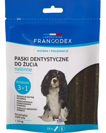 FRANCODEX Žvýkací proužky S proti zápachu z úst 228 g/15 ks.