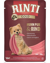 RINTI Chicken Pure&Beef Mini s kuřecím a hovězím masem 100 g