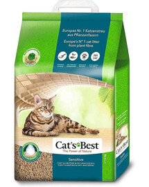 JRS Cat's Best Sensitive 20l dřevěná podestýlka pro kočky