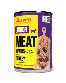 JOSERA Meat Lovers Junior Menu krůtí 400g