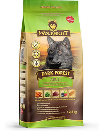 WOLFSBLUT Dark Forest Adult suché krmivo pro psy se zvěřinou a sladkými bramborami 12,5 kg