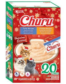 INABA Cat HOLIDAY BOX Vánoční sada pamlsků pro kočky