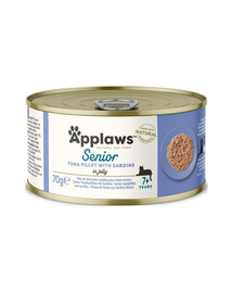 APPLAWS Cat Senior Tuňák a Sardinky 70 g