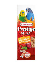 VERSELE-LAGA Prestige Sticks 2 tyčinky se zeleninou a pampeliškou pro malé papoušky 60g