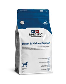 SPECIFIC Dog CKD Heart & Kidney Support 2 kg krmivo pro psy se selháním srdce, ledvin nebo jater