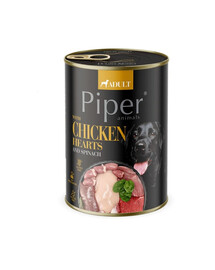 DOLINA NOTECI PIPER s kuřecím srdcem a špenátem 400 g