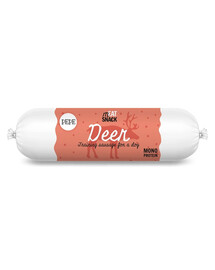 PAKA ZWIERZAKA PEPE Meat Snack Monoprotein Jelení klobáska 200g