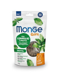 MONGE Cat Adult Dental Králík a máta 60 g