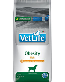 FARMINA Vet Life Obesity Fish dietní krmivo pro dospělé psy 12 kg
