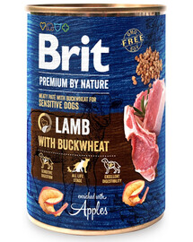 BRIT PREMIUM BY NATURE LAMB&BUCKWHEAT 400g