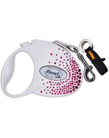 FLEXI Glam Automatické vodítko zdobené krystaly Swarovski