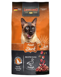 LEONARDO Adult Duck Rice suché krmivo s kachnou pro kočky 0,3 kg
