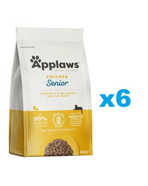 APPLAWS Cat Senior Chicken 6x400 g
