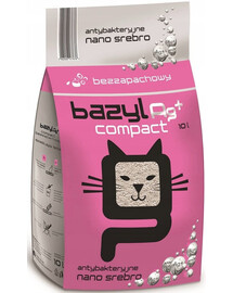 BAZYL Super Premium Ag+ Kompaktní 10l bentonitové stelivo