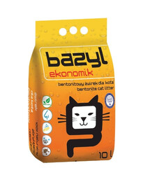 BAZYL Ekonomik 10 L přírodní bentonitové stelivo pro kočky