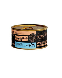 COUNTRY&NATURE s lososem a špenátem 410 g