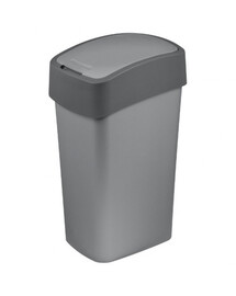 CURVER odpadkový koš, FLIP BIN, stříbrný/šedý, 50l