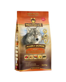 WOLFSBLUT Alaska Salmon Adult suché krmivo pro psy s lososem a bramborami 12,5 kg