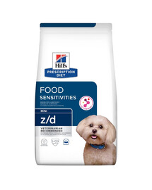 HILL'S Prescription Diet Canine z/d Mini Food Sensitivities 6 kg pro psy malých ras s citlivým trávicím systémem