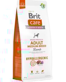 BRIT Care Hypoallergenic Adult Medium Breed s jehněčím masem 12 kg