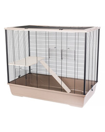 INTERZOO Freddie + Wood Eko Klec pro hlodavce 100 cm Mocca
