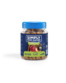 SIMPLY FROM NATURE Smart Bites Tréninkové pamlsky z divočáka 130 g