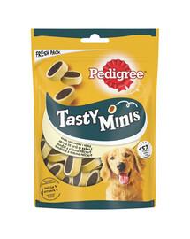 PEDIGREE Tasty Minis sýrová a hovězí příchuť 6 x 140 g