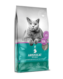 ARISTOCAT Optimum Levandule 25 l bentonitová podestýlka pro kočky s vůní levandule