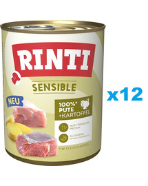 RINTI Sensible Krůta s bramborami 12x800g