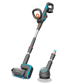 GARDENA AquaBrush Universal 04/18V P4A akumulátorový kartáč na terasu s baterií
