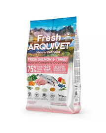 ARQUIVET Fresh Polo-vlhké krmivo pro psy s lososem a krůtou2,5 kg
