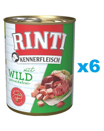 RINTI Kennerfleisch Zvěřina 6x800 g