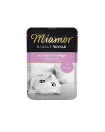 MIAMOR Ragout  Royale kachna a kuře v omáčce 100 g
