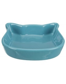 TRIXIE Keramická miska kočičí hlava, pastelové barvy 0,25 l/12 cm