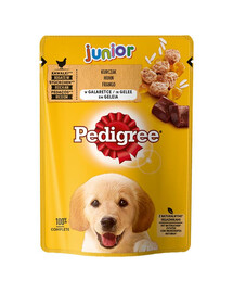 PEDIGREE Junior s kuřecím masem a rýží v želé 100 g