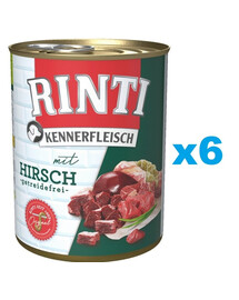 RINTI Kennerfleisch Jelen 6x800 g