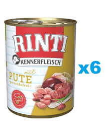 RINTI Kennerfleisch Turkey 6x800 g