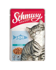 SCHMUSY RAGOUT s lososem v omáčce 100 g