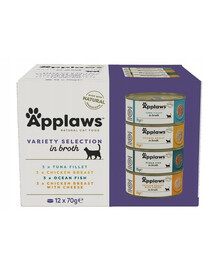 APPLAWS Cat multipack Supreme Colection mix 12 × 70 g