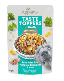 APPLAWS Taste Toppers Filet s tuňákem, dýní, kapustou 85 g