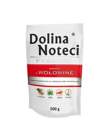 DOLINA NOTECI Premium Bohatá na maso 500g kapsičky pro psy