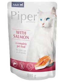 DOLINA NOTECI PIPER Animals Cat s lososem 100g