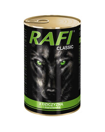 DOLINA NOTECI Rafi Classic Zvěřina s mrkví v omáčce 1240g