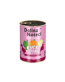 DOLINA NOTECI Premium SuperFood Kachna a křepelka 400g