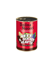 DOLINA NOTECI Premium SuperFood Hovězí a husí srdce  400 g