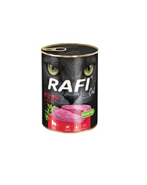 DOLINA NOTECI RAFI Cat Adult s telecím masem 400 g