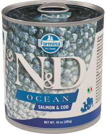 N&D DOG OCEAN Adult Salmon & Codfish 285g