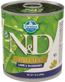 N&D Dog Prime Adult Lamb & Blueberry 285g