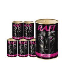 DOLINA NOTECI Rafi Classic s krůtím masem a mrkví v omáčcce 20x1240g
