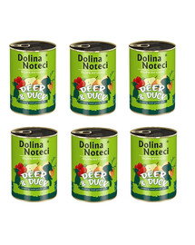 DOLINA NOTECI Premium SuperFood Jelen a Kachna 400 g x 6ks
